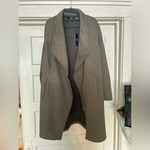 Nordstrom Olive green long duster coat